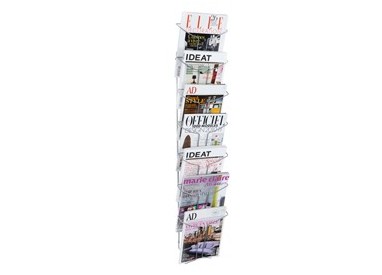 ESPOSITORE DA PARETE A 7 TASCHE A4 IN METALLO ALBA