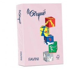 Carta LECIRQUE A3 80gr 500fg rosa pastello 108 FAVINI
