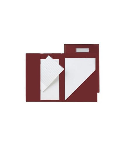CARTELLA CON TASCHE COMPLA 71 ROSSO IN COLPAN 23X33CM