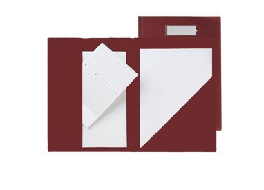 CARTELLA CON TASCHE COMPLA 71 ROSSO IN COLPAN 23X33CM