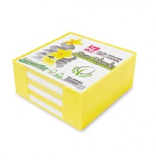 BOX COLORATO C/FOGLIETTI CARTA 100 RICICLATA 10X10X5CM IKONA+