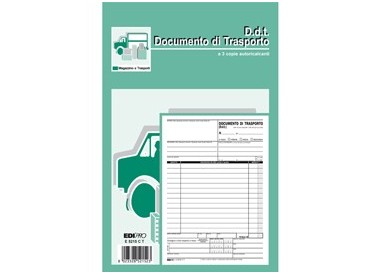 BLOCCO DDT 23X14,8CM 33fg 3 copie AUTORIC. E5215CT