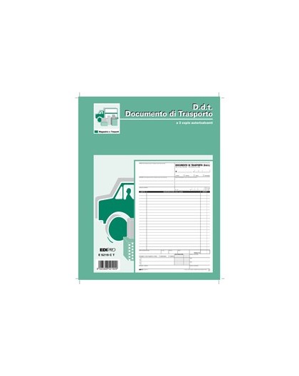 BLOCCO DDT 29.7X22CM 33fg 3 copie AUTORIC. E5219CT
