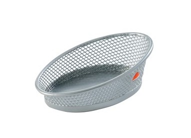 Portafermagli MESH in rete metallica argento ALBA