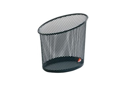 Portapenne MESH in rete metallica nero ALBA
