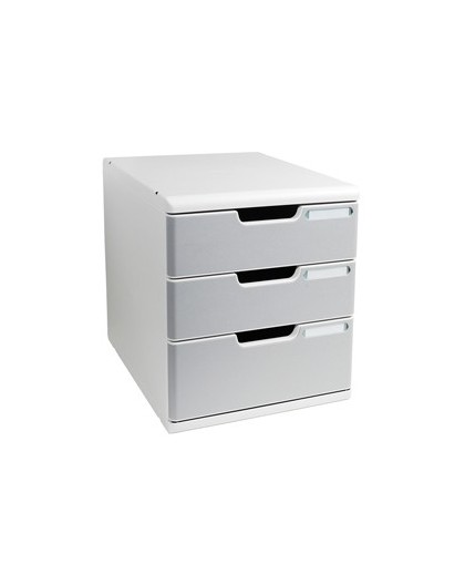 CASSETTIERA MODULO A4 3 CASSETTI GRIGIO/GRANITO EXACOMPTA