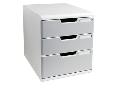 CASSETTIERA MODULO A4 3 CASSETTI GRIGIO/GRANITO EXACOMPTA