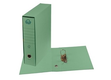 REGISTRATORE ECO NEW VERDE DORSO 8CM F.TO PROTOCOLLO