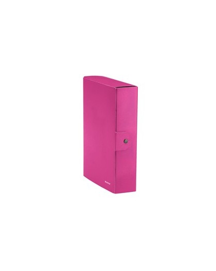 Scatola progetto WOW dorso 8cm fucsia metal LEITZ