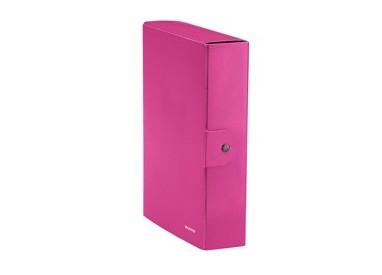 Scatola progetto WOW dorso 8cm fucsia metal LEITZ