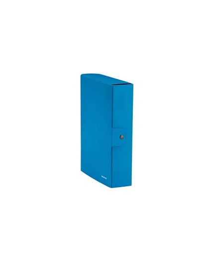Scatola progetto WOW dorso 8cm blu metal LEITZ