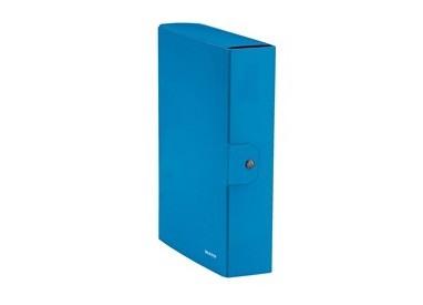 Scatola progetto WOW dorso 8cm blu metal LEITZ