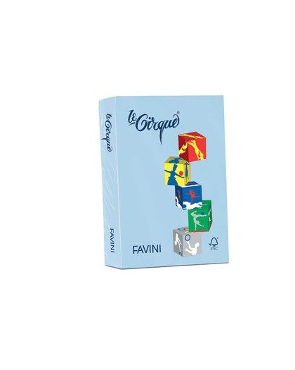 Carta LECIRQUE A3 80gr 500fg azzurro pastello 106 FAVINI