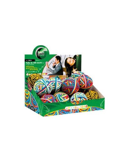 DISPLAY RUBBERBALL DA 15 GOMITOLI DI ELASTICI