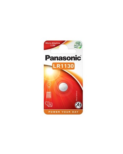 MICROPILA A PASTIGLIA LR1130 ALCALINA 1,5V PANASONIC