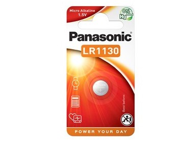 MICROPILA A PASTIGLIA LR1130 ALCALINA 1,5V PANASONIC