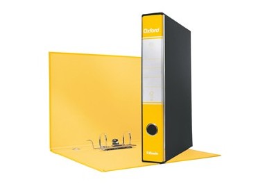 Registratore OXFORD G82 giallo dorso 5cm f.to commerciale ESSELTE