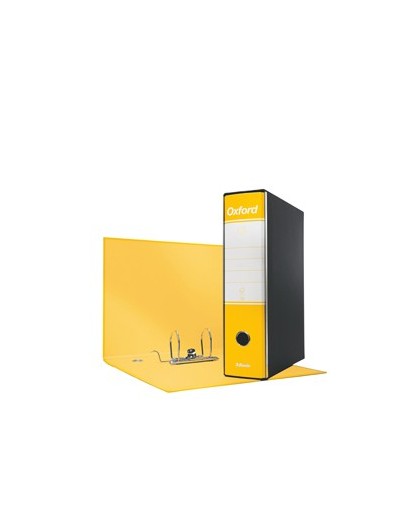 Registratore OXFORD G83 giallo dorso 8cm f.to commerciale ESSELTE