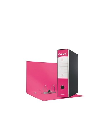 Registratore OXFORD G83 fucsia dorso 8cm f.to commerciale ESSELTE