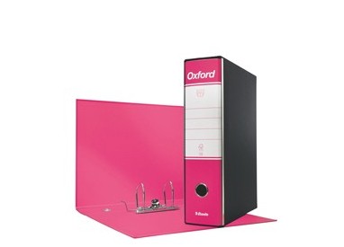 Registratore OXFORD G83 fucsia dorso 8cm f.to commerciale ESSELTE