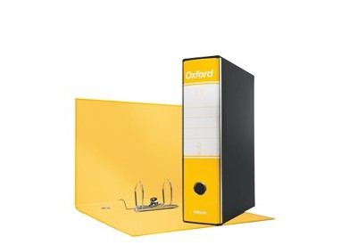 Registratore OXFORD G85 giallo dorso 8cm f.to protocollo ESSELTE