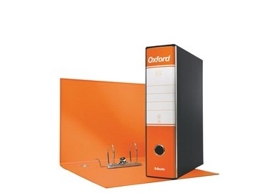 Registratore OXFORD G85 arancio dorso 8cm f.to protocollo ESSELTE