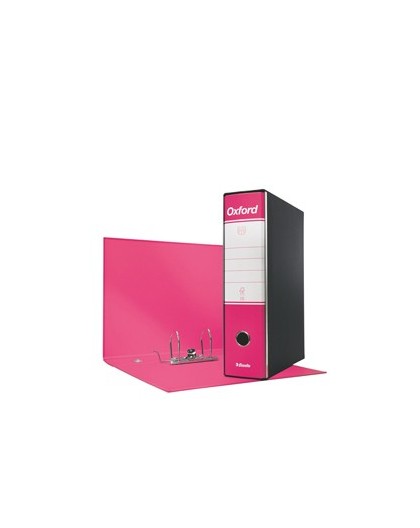 Registratore OXFORD G85 fucsia dorso 8cm f.to protocollo ESSELTE