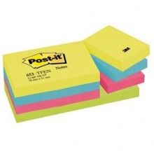 BLOCCO 100foglietti Post-it® 38x51mm 653-TFEN ENERGY 72GR ASSORTITO