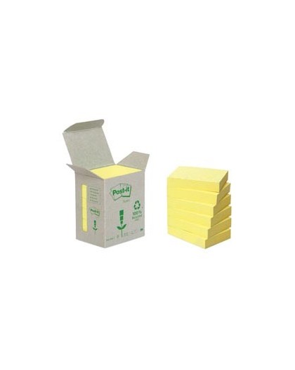 BLOCCO 100foglietti Post-it® Notes Green 38x51mm 653-1B GIALLO