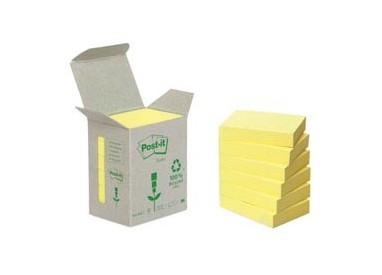 BLOCCO 100foglietti Post-it® Notes Green 38x51mm 653-1B GIALLO