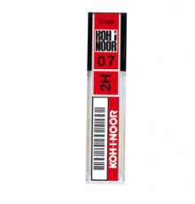 ASTUCCIO 12 MICROMINE 0,7mm 2H E207 KOHINOOR