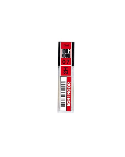 ASTUCCIO 12 MICROMINE 0,7mm 2H E207 KOHINOOR