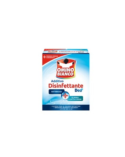 ADDITIVO DISINFETTANTE DEO+ 450GR PER TESSUTI OMINO BIANCO