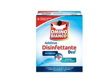 ADDITIVO DISINFETTANTE DEO+ 450GR PER TESSUTI OMINO BIANCO