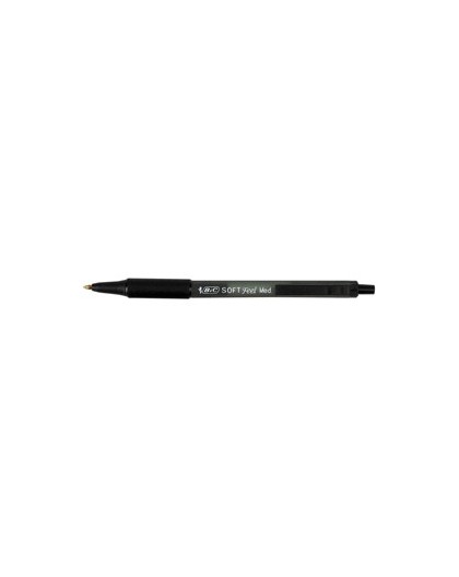 SCATOLA 12 PENNE SFERA SCATTO SOFTFEEL CLIC 1.0mm NERO