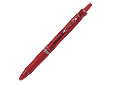 PENNA SFERA SCATTO ACROBALL PLASTIC 1.0MM ROSSO BEGREEN PILOT