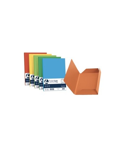 25 cartelline 3 lembi Luce 200gr 24,5x34,5cm mix 5 colori Favini