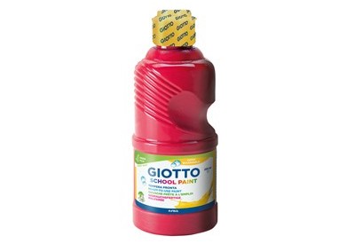 TEMPERA PRONTA 250ML lavabile GIOTTO ROSSO