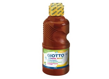 TEMPERA PRONTA 250ML lavabile GIOTTO MARRONE