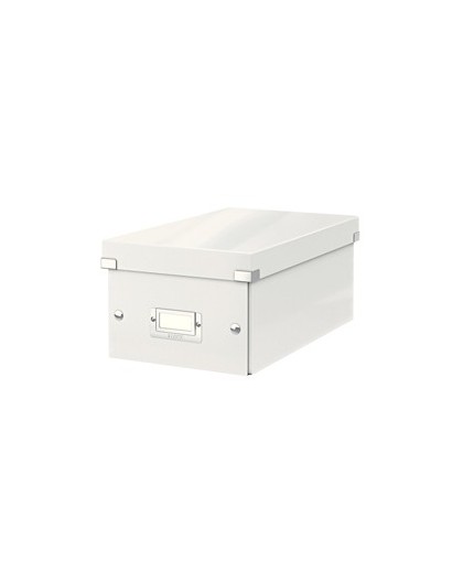 SCATOLA ARCHIVIO DVD CLICKSTORE BIANCO METAL