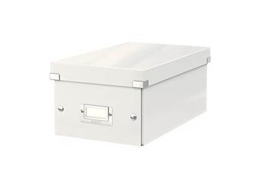 SCATOLA ARCHIVIO DVD CLICKSTORE BIANCO METAL