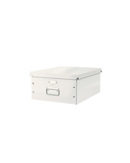 SCATOLA ARCHIVIO GRANDE CLICKSTORE BIANCO METAL