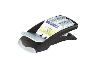 PORTABIGLIETTI DA VISITA LINEARE A-Z 200 BIGLIETTI VISIFIX DURABLE