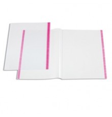 COPRILIBRO PVC GOFFRATO TRASPARENTE NEUTRO 50x30cm C/BIADESIVO