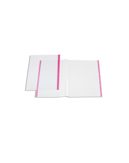 COPRILIBRO PVC GOFFRATO TRASPARENTE NEUTRO 50x30cm C/BIADESIVO