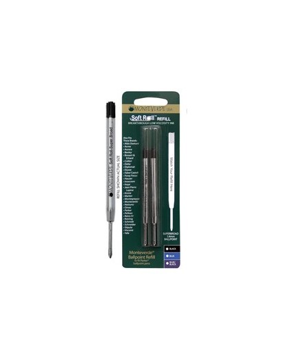 Blister 2 refill per SFERA Parker ® NERO PUNTA LARGE