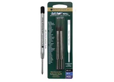 Blister 2 refill per SFERA Parker ® NERO PUNTA LARGE