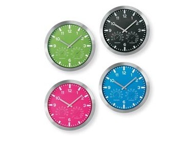 OROLOGIO WEATHER STATION COLOR Ø30cm NERO ART.3218