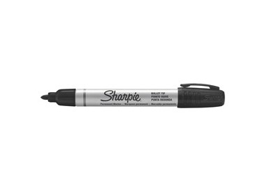 MARCATORE PERMANENTE SMALL METAL NERO P.TONDA SHARPIE