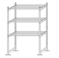 Scaffale RANG'ECO 5 ripiani 100x35xH200cm - Modulo Base